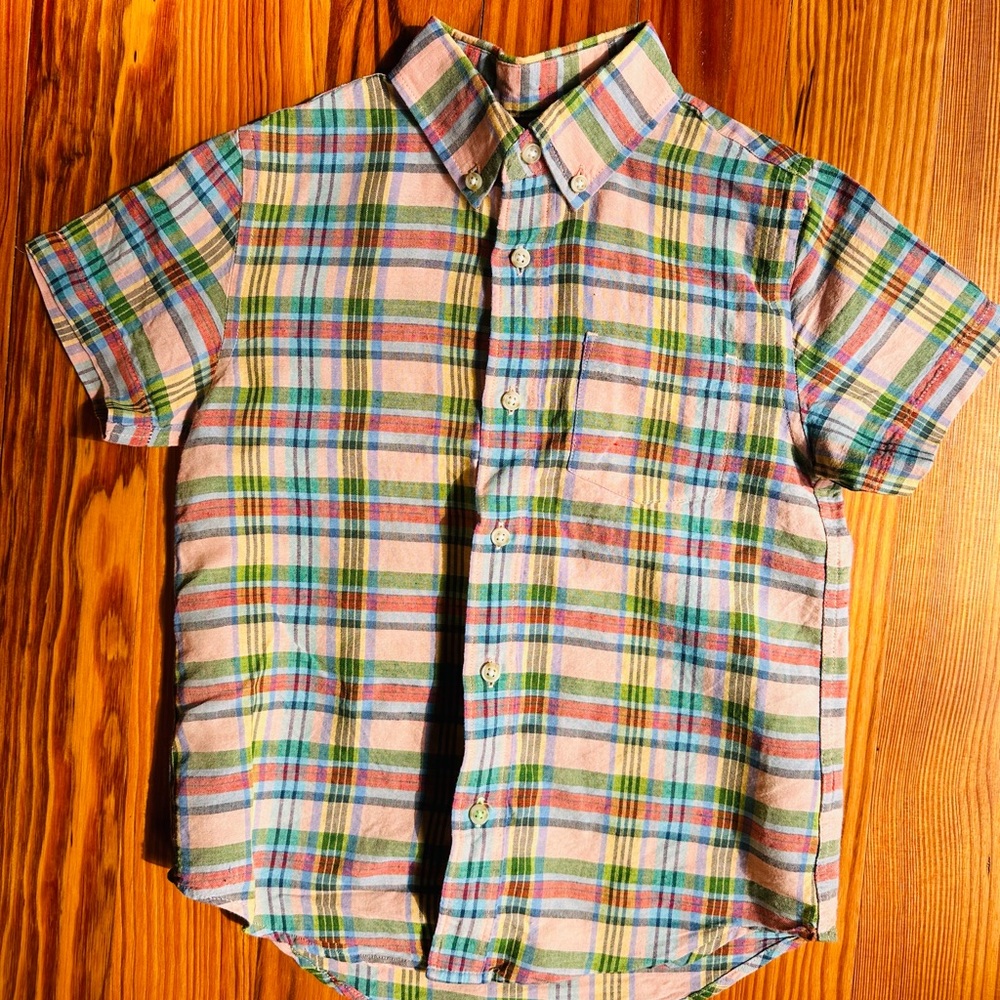 Crewcuts boys button down size 6-7